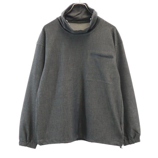 未使用 Johnbull ジョンブル 長袖 アウトラストハイネック プルオーバー ジャケット S チャコールグレー メンズ