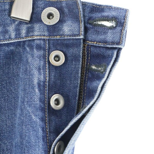 未使用 ジョンブル RE:JEANS SERIES 日本製 ボタンフライ テーパードデニムパンツ M Johnbull ジーパン メンズ