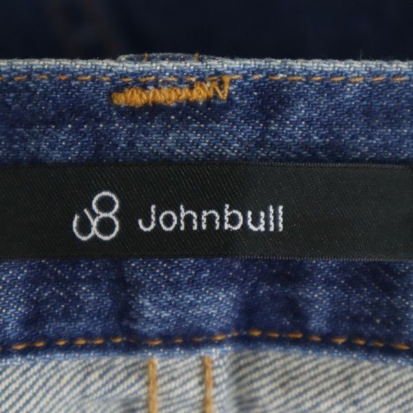 未使用 ジョンブル RE:JEANS SERIES 日本製 ボタンフライ テーパードデニムパンツ M Johnbull ジーパン メンズ