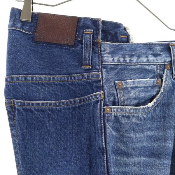 未使用 Johnbull ジョンブル RE:JEANS SERIES 日本製 ボタンフライ テーパードデニムパンツ S ジーパン メンズ