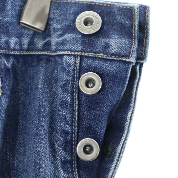 未使用 ジョンブル RE:JEANS SERIES 日本製 ボタンフライ テーパードデニムパンツ S Johnbull ジーパン メンズ