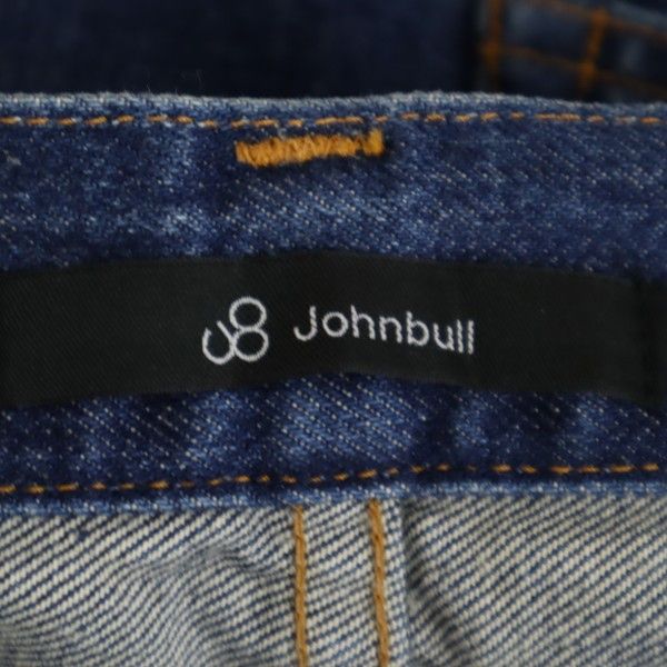 未使用 ジョンブル RE:JEANS SERIES 日本製 ボタンフライ テーパードデニムパンツ S Johnbull ジーパン メンズ