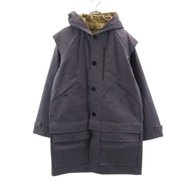 未使用 Johnbull ジョンブル セパレート コート S グレー フード ジャケット 2WAY メンズ