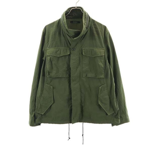 未使用 Johnbull ジョンブル ガーメントダイ M-65 ジャケット S カーキ ナイロン メンズ