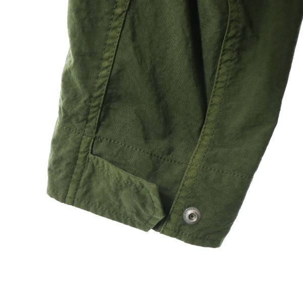 未使用 Johnbull ジョンブル ガーメントダイ M-65 ジャケット S カーキ ナイロン メンズ