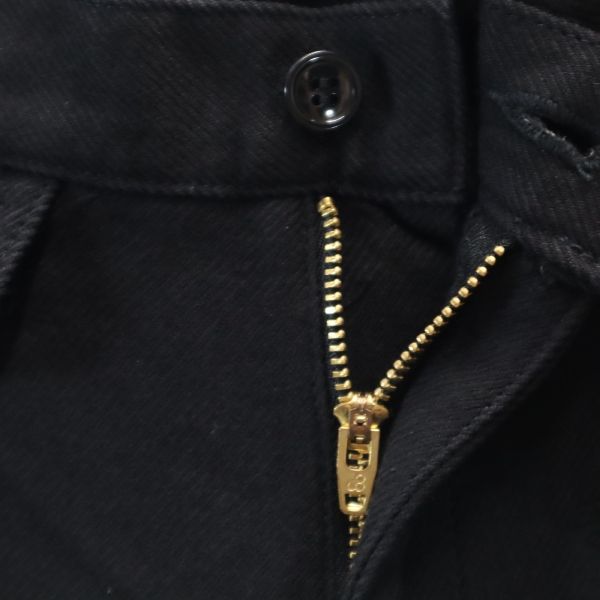 未使用 Johnbull ジョンブル ウールブレンド タック パンツ S ブラック メンズ