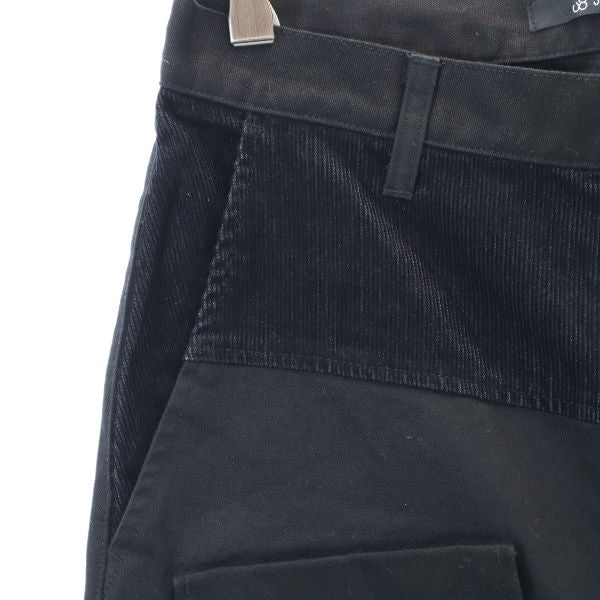 未使用 Johnbull ジョンブル スウィッチトラウザー パンツ S ブラック テーパード メンズ