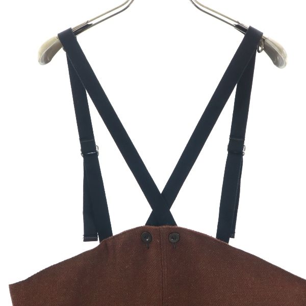 未使用 Johnbull ジョンブル ウール ツイード ベスト F ブラウン メンズ