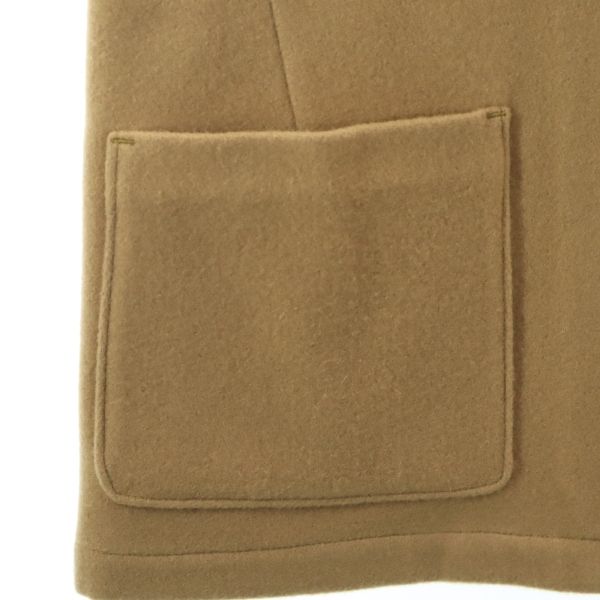 未使用 Johnbull ジョンブル ウールブレンド メルトン ベスト S ブラウン メンズ