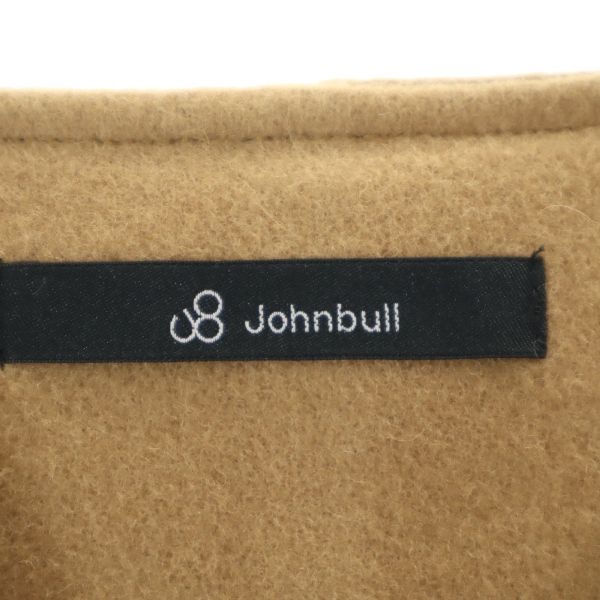 未使用 Johnbull ジョンブル ウールブレンド メルトン ベスト S ブラウン メンズ