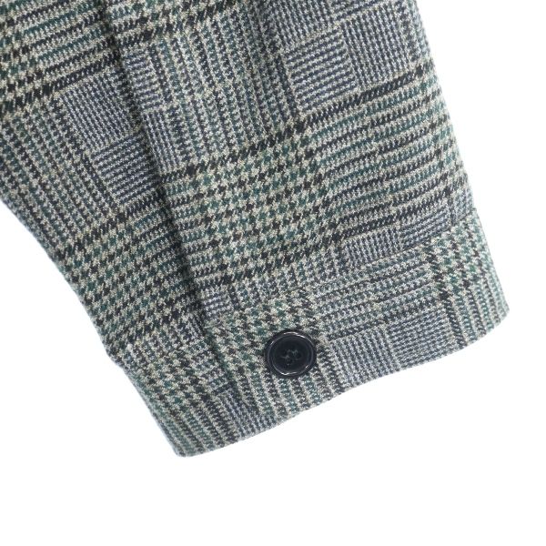 未使用 Johnbull ジョンブル 千鳥格子 シャツジャケット M グレー メンズ