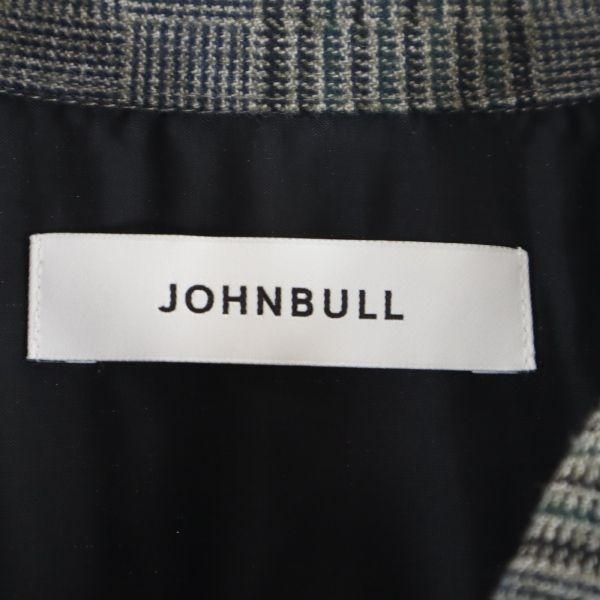 未使用 Johnbull ジョンブル 千鳥格子 シャツジャケット M グレー メンズ