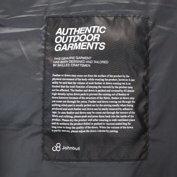 未使用 Johnbull ジョンブル デニールナイロン ルーム ダウンベスト M 赤 PERMAWARM メンズ