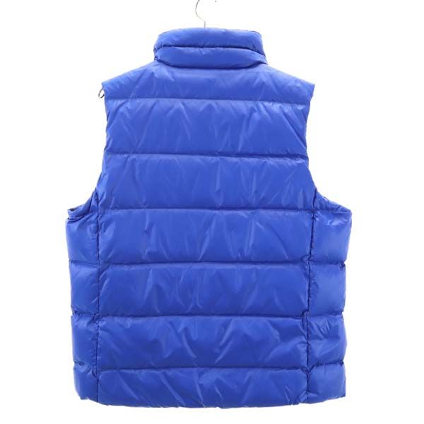 未使用 Johnbull ジョンブル デニールナイロン ルーム ダウンベスト M 青 PERMAWARM メンズ