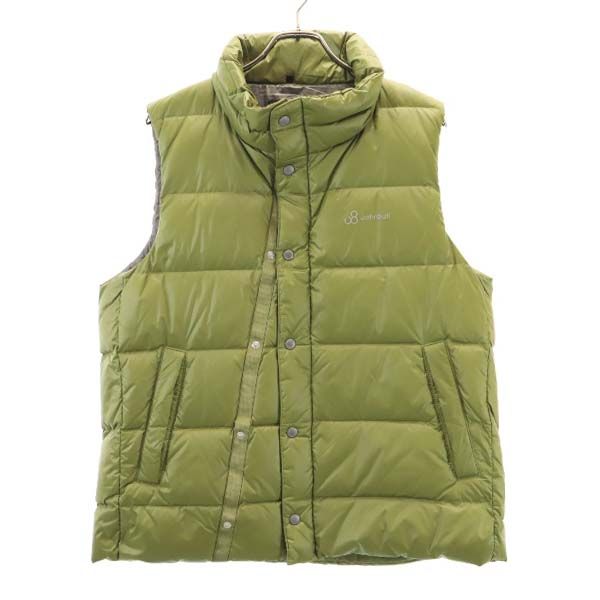未使用 Johnbull ジョンブル デニールナイロン ルーム ダウンベスト M モスグリーン PERMAWARM メンズ