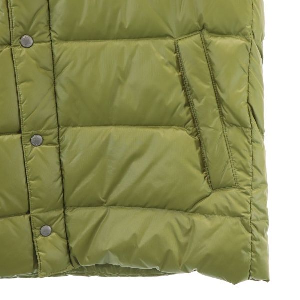 未使用 Johnbull ジョンブル デニールナイロン ルーム ダウンベスト M モスグリーン PERMAWARM メンズ