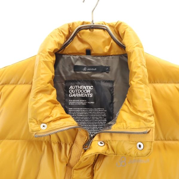 未使用 Johnbull ジョンブル デニールナイロン ルーム ダウンベスト M キャメル PERMAWARM メンズ