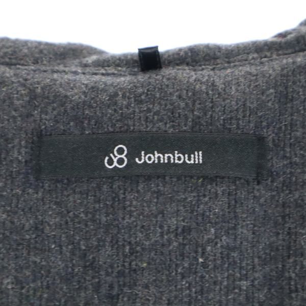 未使用 Johnbull ジョンブル ウールブレンド 中綿ジャケット S グレー フード メンズ