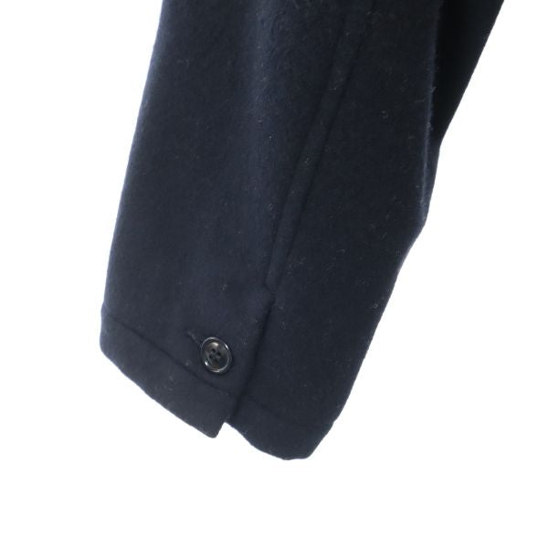 未使用 Johnbull ジョンブル ウールブレンド メルトン コート L 黒 メンズ