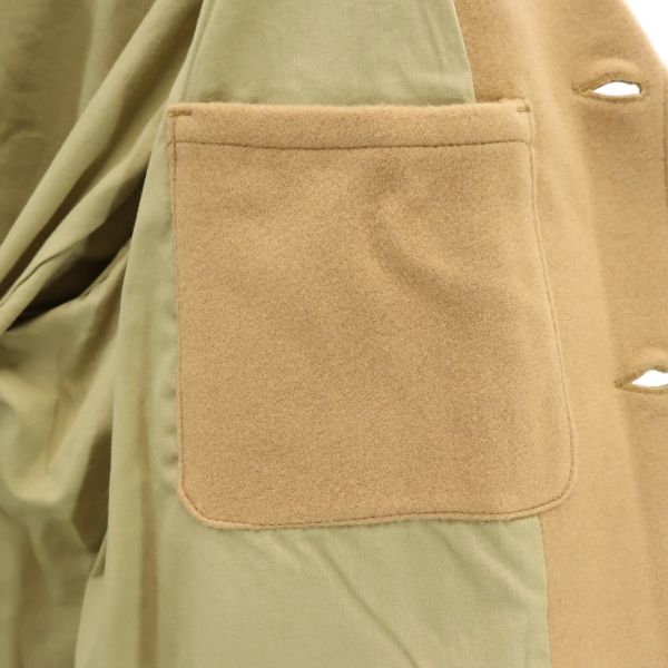 未使用 Johnbull ジョンブル ウールブレンド メルトン コート M キャメル メンズ