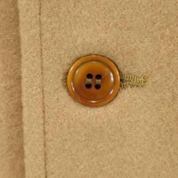 未使用 Johnbull ジョンブル ウールブレンド メルトン コート M キャメル メンズ