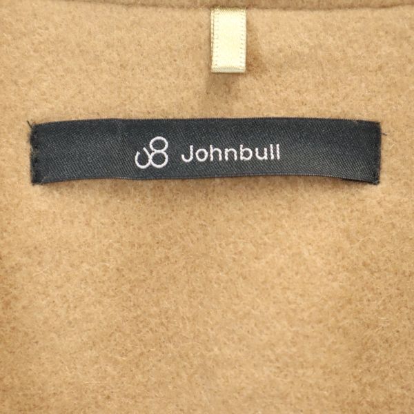 未使用 Johnbull ジョンブル ウールブレンド メルトン コート M キャメル メンズ