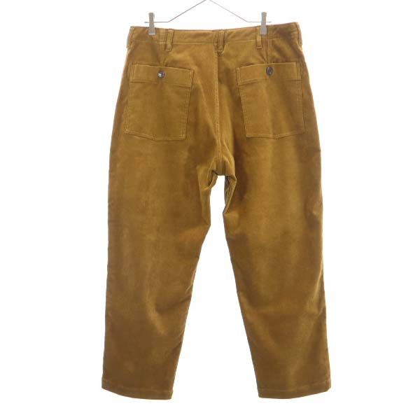 未使用 Johnbull ジョンブル スラントコーデュロベイカー パンツ S ブラウン メンズ