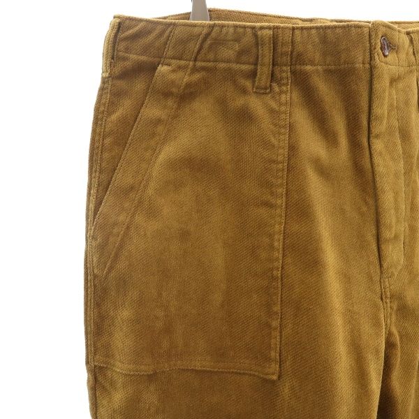 未使用 Johnbull ジョンブル スラントコーデュロベイカー パンツ S ブラウン メンズ