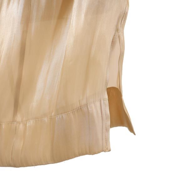 未使用 SNIDEL スナイデル ミディ丈 スカート 1 ベージュ系 バックジップ レディース