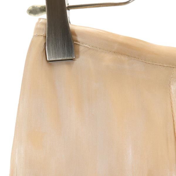 未使用 SNIDEL スナイデル ミディ丈 スカート 1 ベージュ系 バックジップ レディース