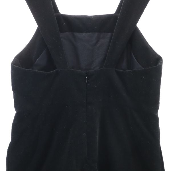 未使用 Hermaphrodite エルマフロディット 日本製 サロペット 2 黒 オーバーオール オールインワン レディース