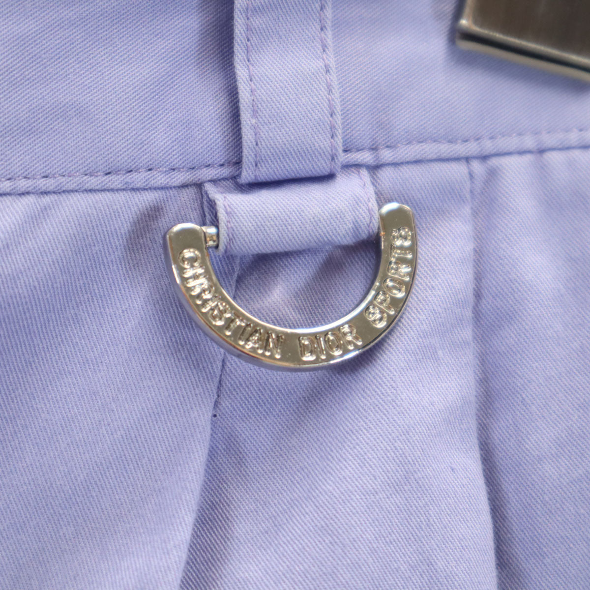 Christian Dior SPORTS クリスチャンディオールスポーツ 90s オールド タック ハーフパンツ M パープル系 レディース