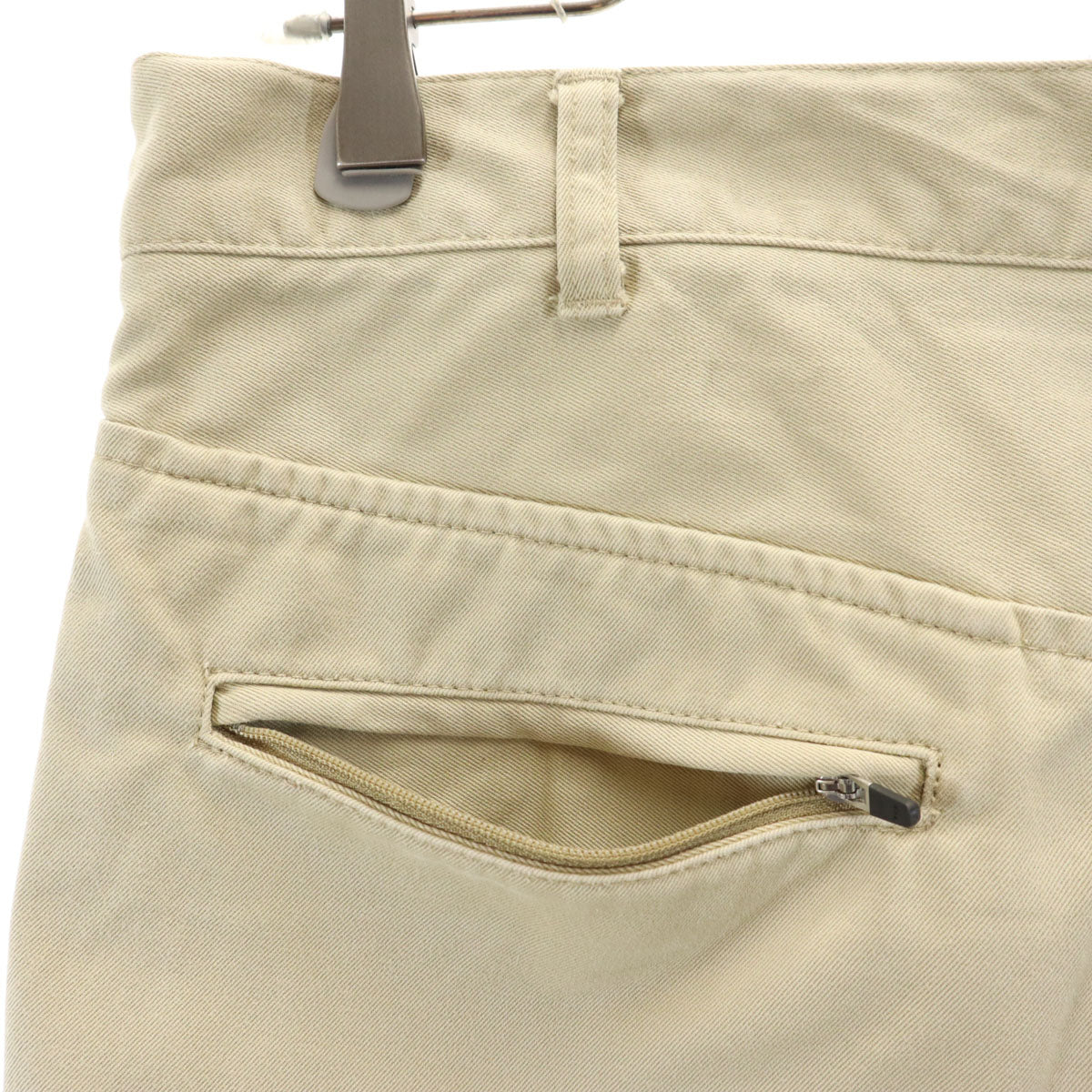 UNUSED アンユーズド 日本製 クロップドパンツ 3 ベージュ系 メンズ