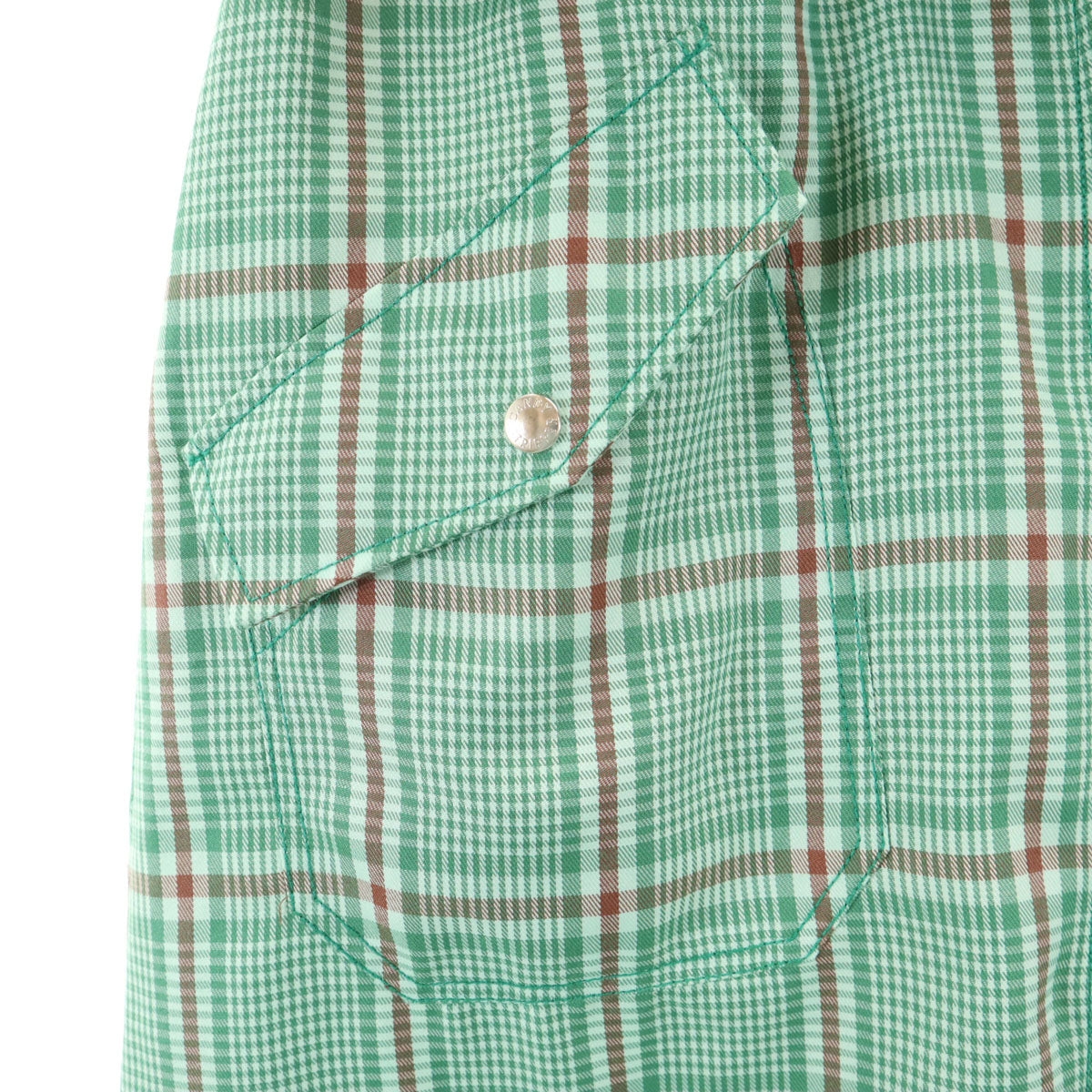 Candy Stripper キャンディーストリッパー チェック ロング丈 プリ－ツ スカート S グリーン系 2WAY レディース