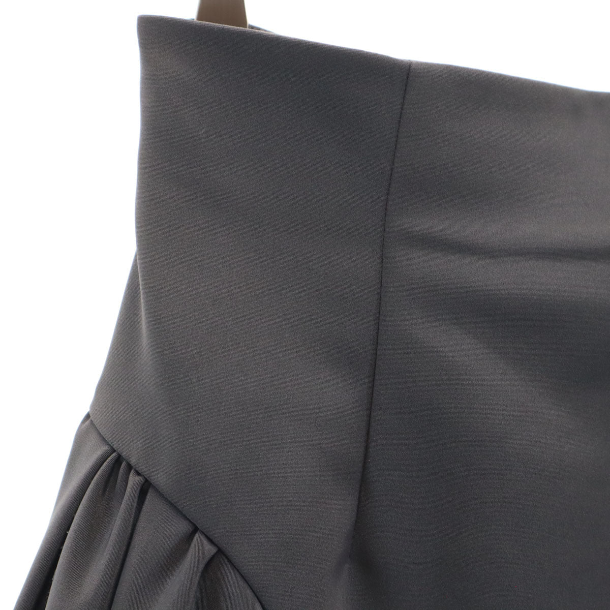 FOXEY NEW YORK フォクシーニューヨーク 日本製 ミニ丈 フレアスカート 38 チャコールグレー レディース