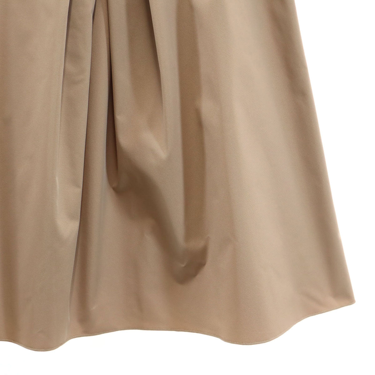 FOXEY NEW YORK フォクシーニューヨーク 日本製 ミモレ丈 フレアスカート 40 ベージュ レディース