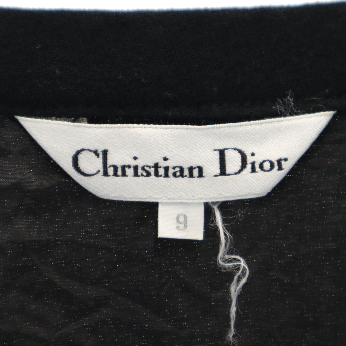 Christian Dior クリスチャンディオール 90s オールド ロングスカート 9 ブラック レディース