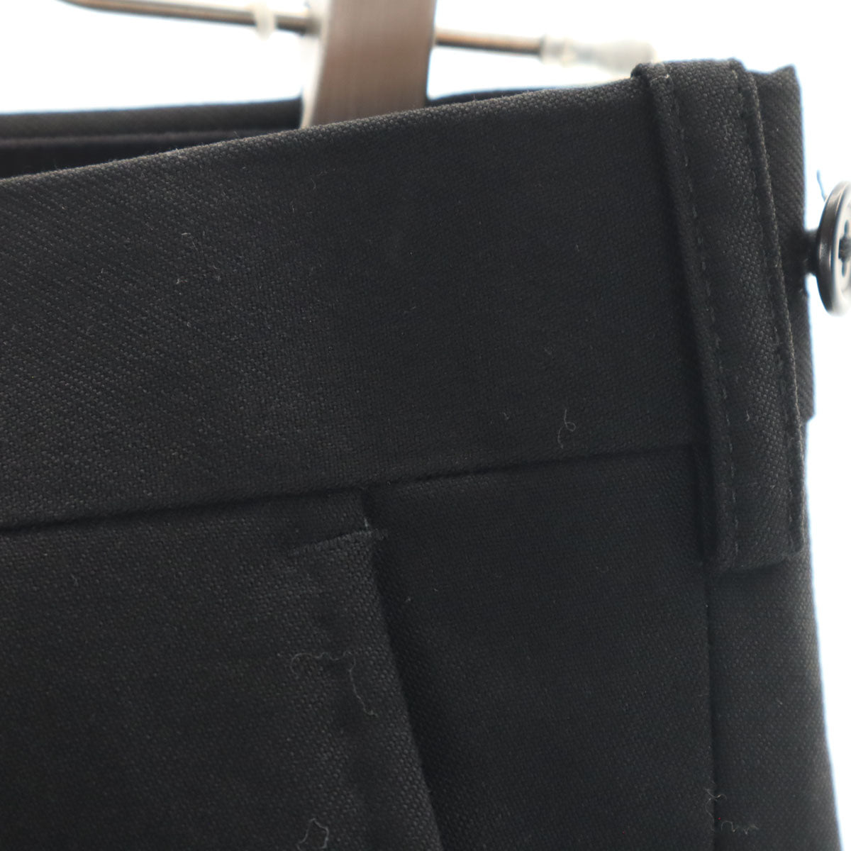 LAD MUSICIAN ラッドミュージシャン ウール クロップドパンツ 40 黒 メンズ