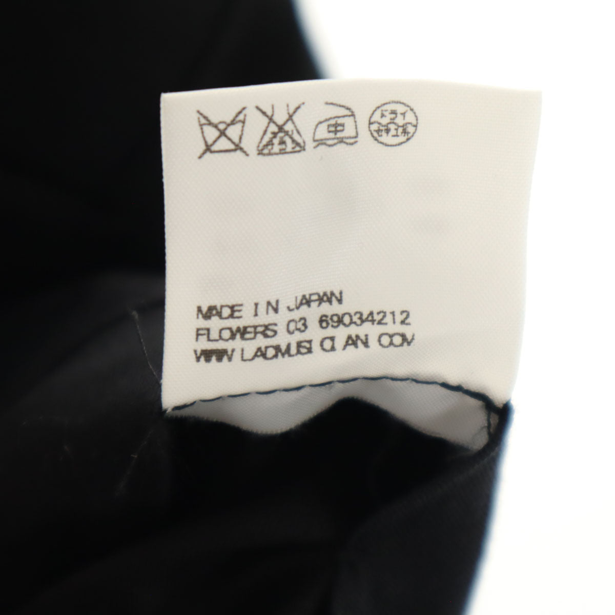 LAD MUSICIAN ラッドミュージシャン ウール クロップドパンツ 40 黒 メンズ