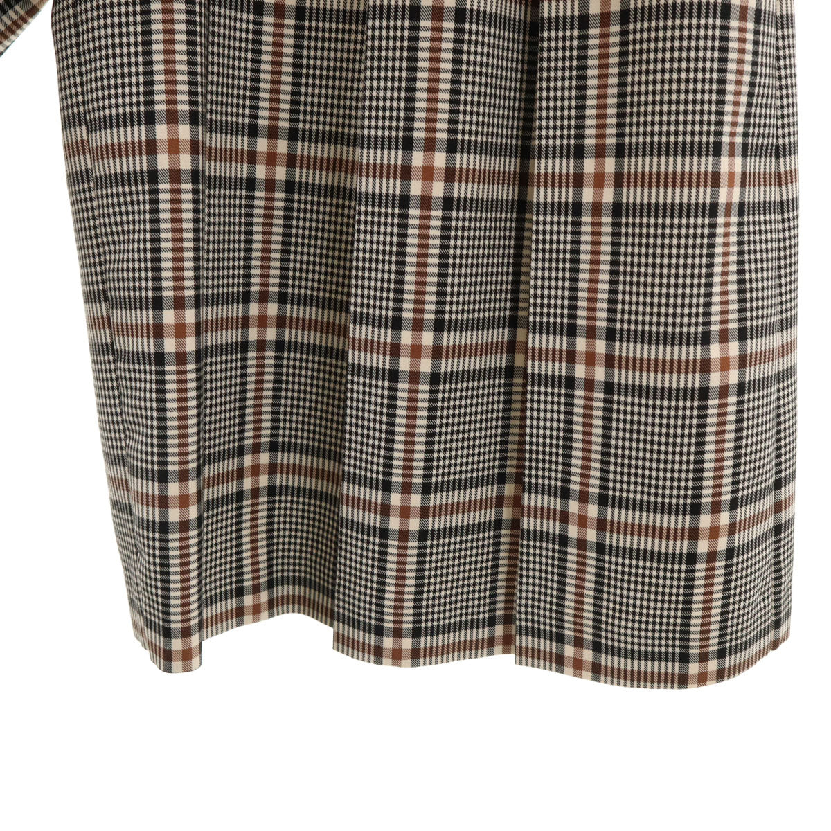 Diagram ダイアグラム 日本製 チェック柄 ガウチョパンツ 36 黒系 レディース