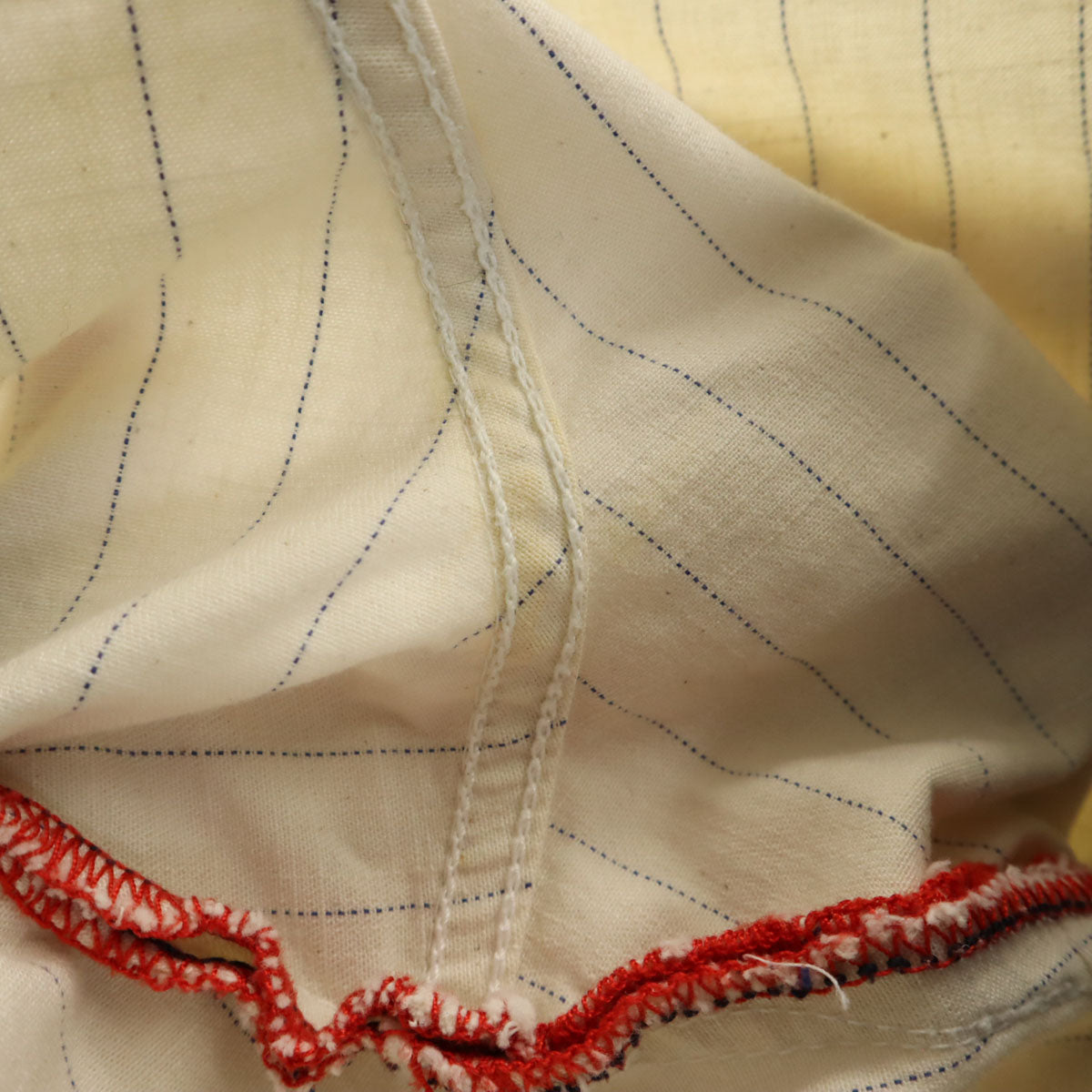 ARMANI JEANS アルマーニジーンズ ストライプ柄 ハーフパンツ W30 クリーム色 ストレッチ メンズ