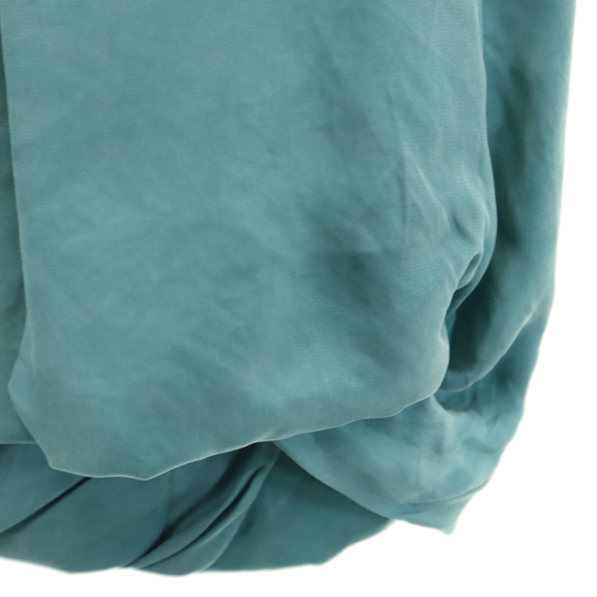 Emporio Armani エンポリオアルマーニ イタリア製 ミニ丈 バルーンスカート 36 ターコイズ レディース