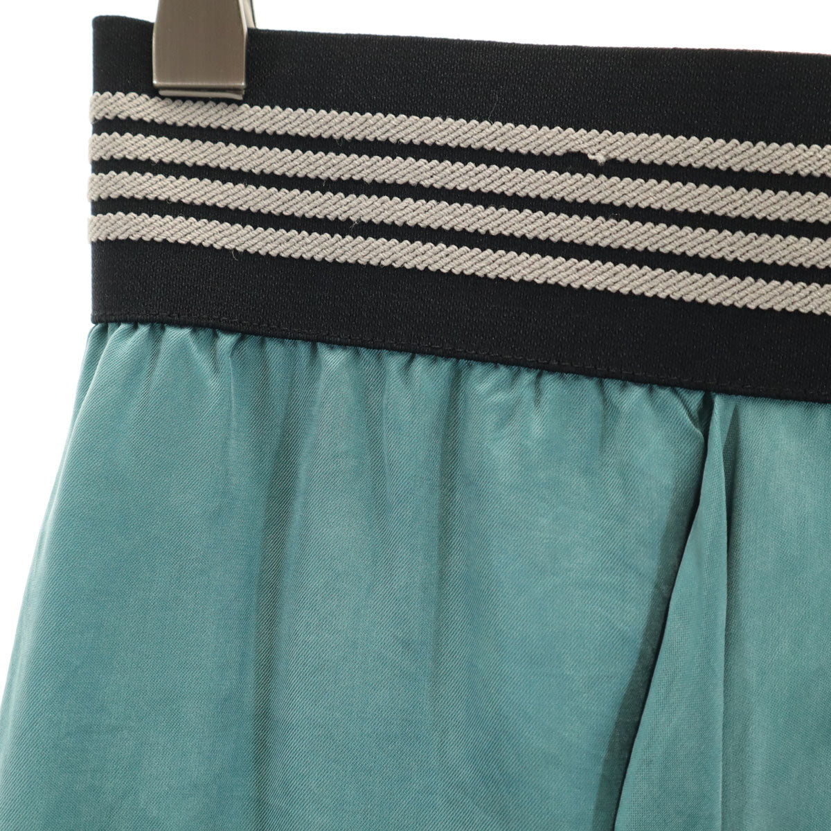 Emporio Armani エンポリオアルマーニ イタリア製 ミニ丈 バルーンスカート 36 ターコイズ レディース