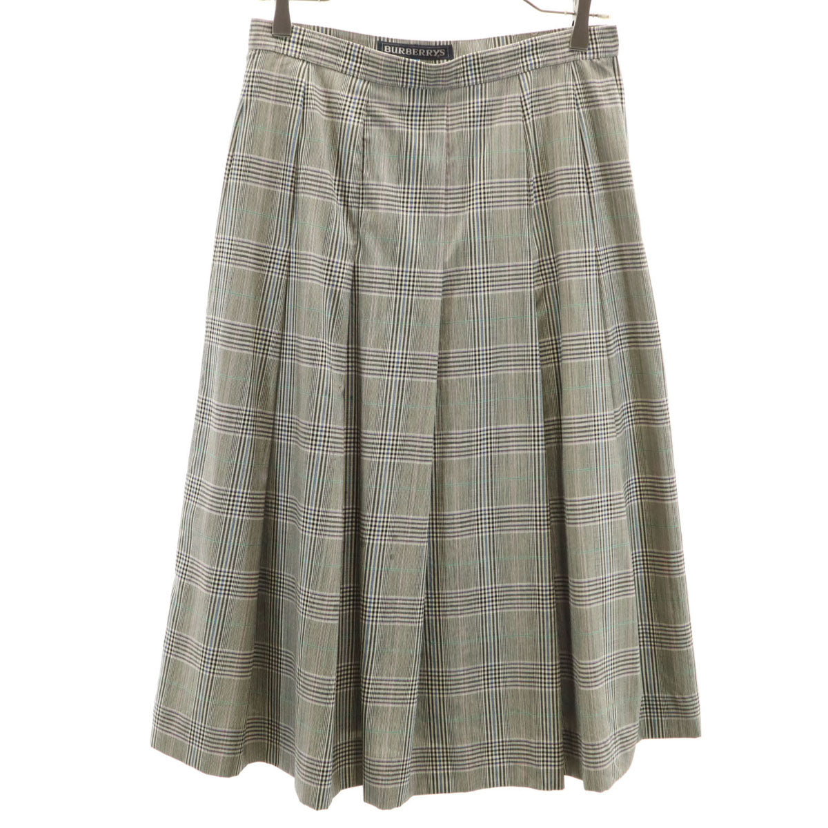Burberrys バーバリーズ 90s オールド チェック柄 ロング丈 プリーツスカート 13AR ベージュ レディース