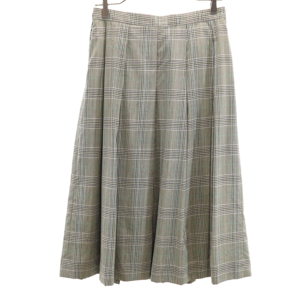 Burberrys バーバリーズ 90s オールド チェック柄 ロング丈 プリーツスカート 13AR ベージュ レディース