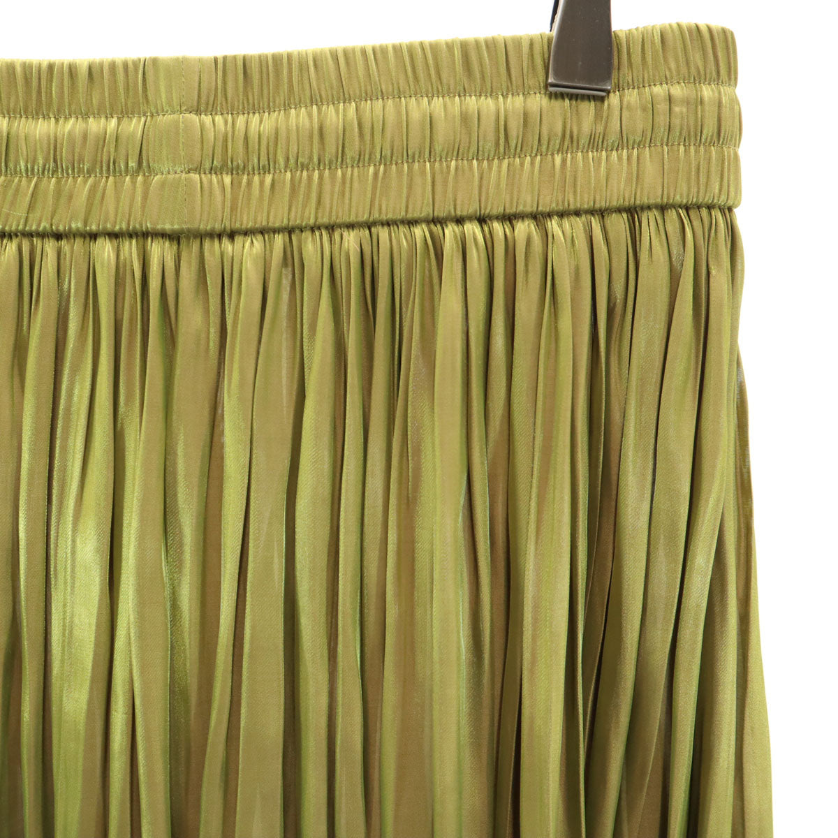 RED VALENTINO レッドヴァレンティノ ハンガリー製 ミモレ丈 プリーツスカート 44 玉虫色系 レディース