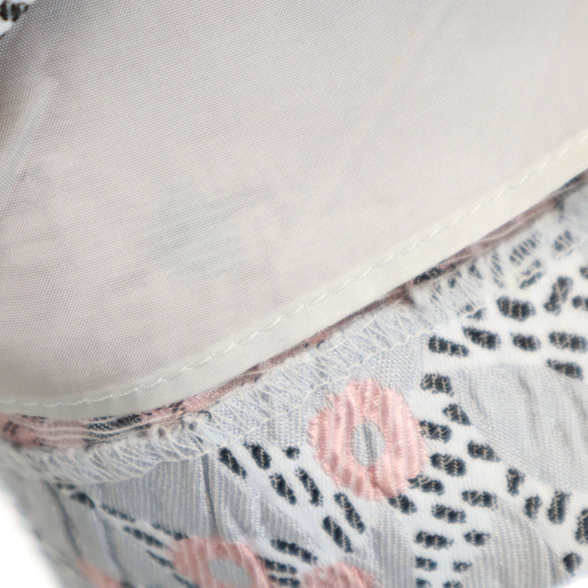 Rene ルネ 日本製 総柄 ミディ丈 TISSUE社 ジャガード フレアスカート 34 グレー レディース