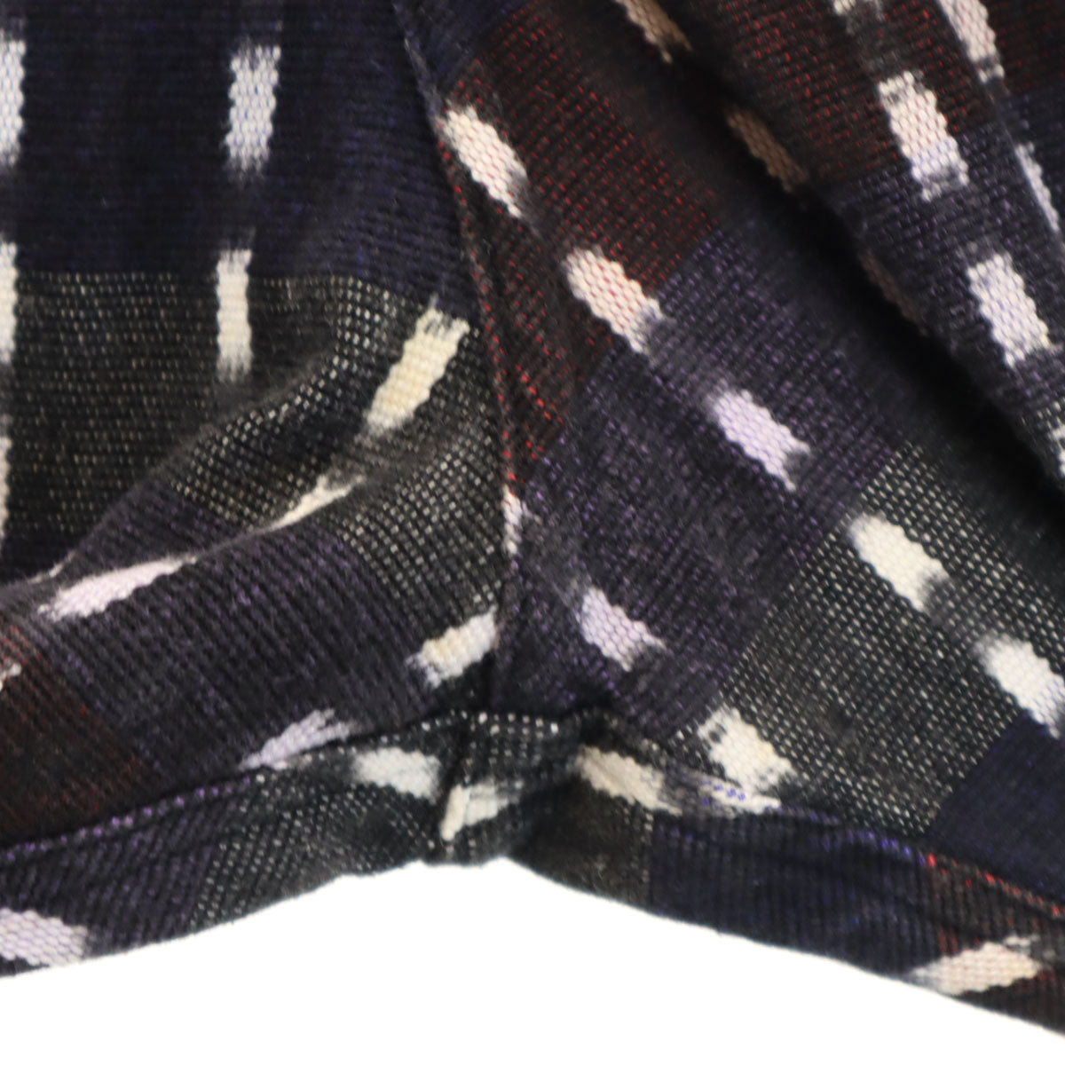 ARTESANIA アルテサニア エスニック柄 イージー クロップドパンツ M ネイビー メンズ