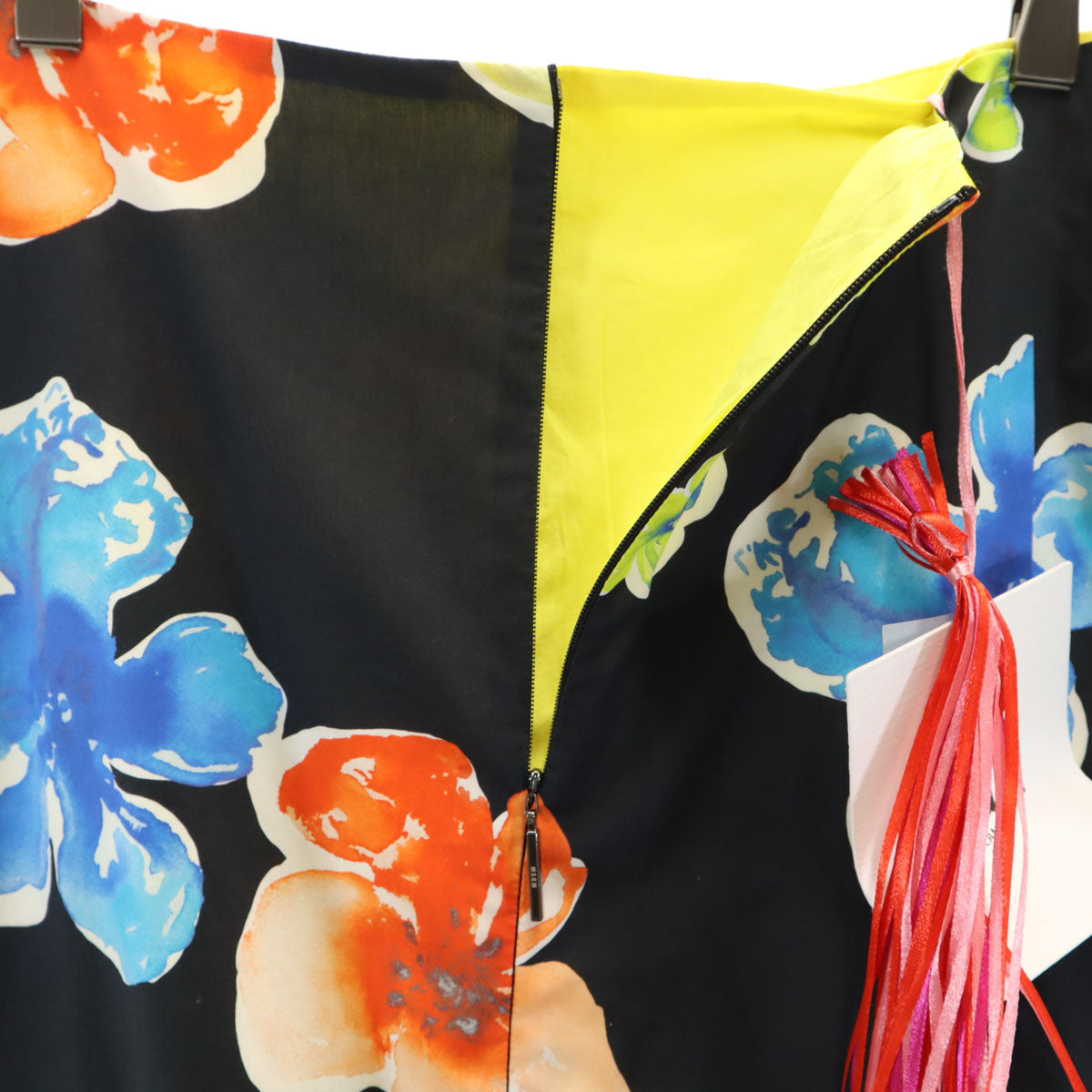 MSGM エムエスジーエム イタリア製 花柄 ミニスカート 40 ブラック レディース