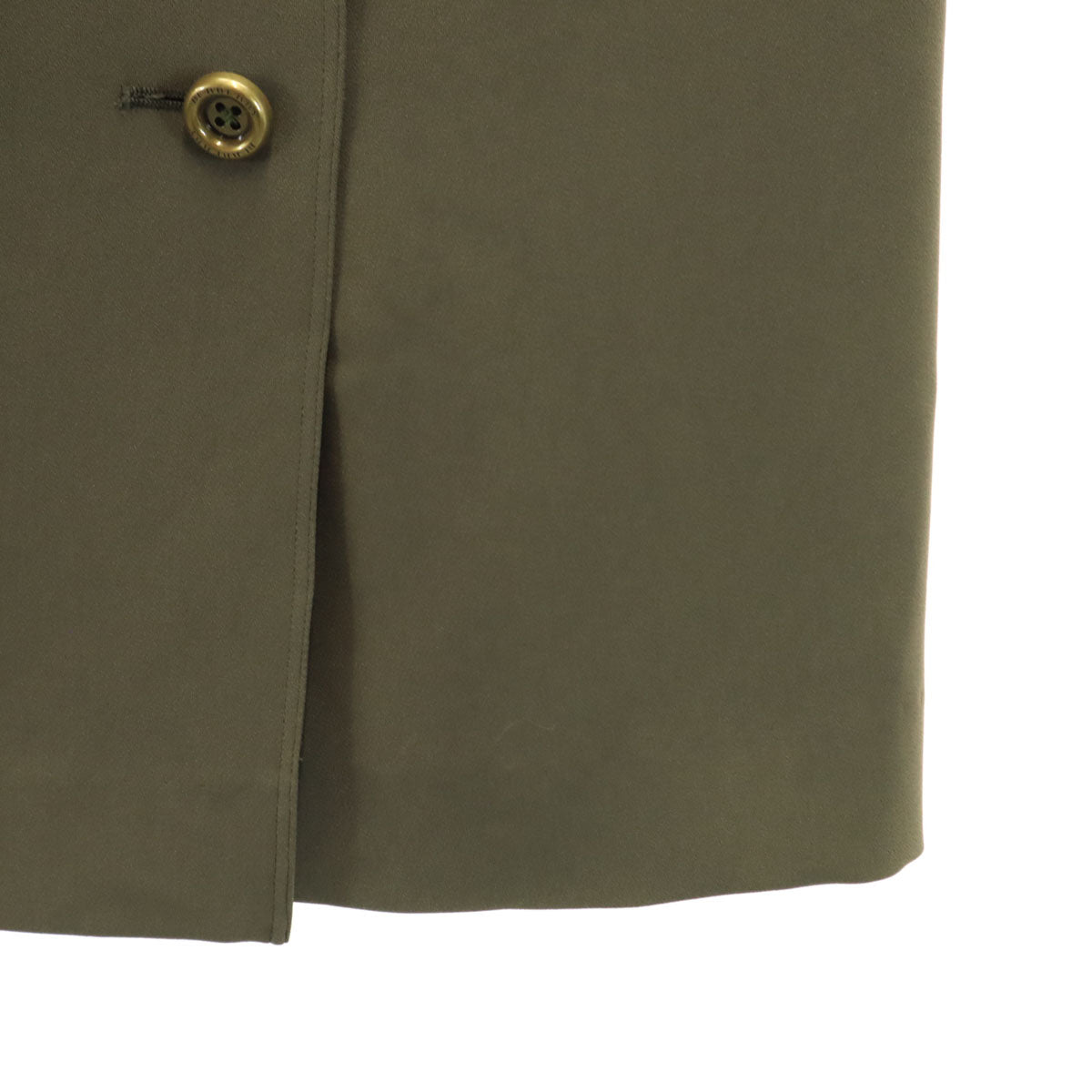 BURBERRY LONDON バーバリーロンドン ミディ丈 タイトスカート 36 カーキ 三陽商会 レディース